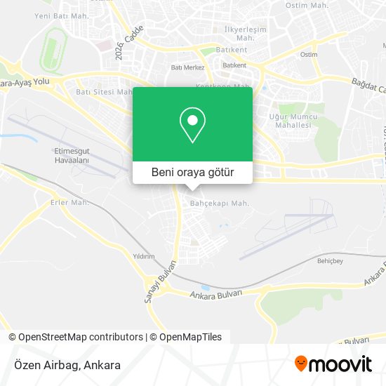 Özen Airbag harita