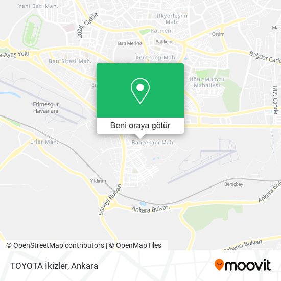 TOYOTA İkizler harita