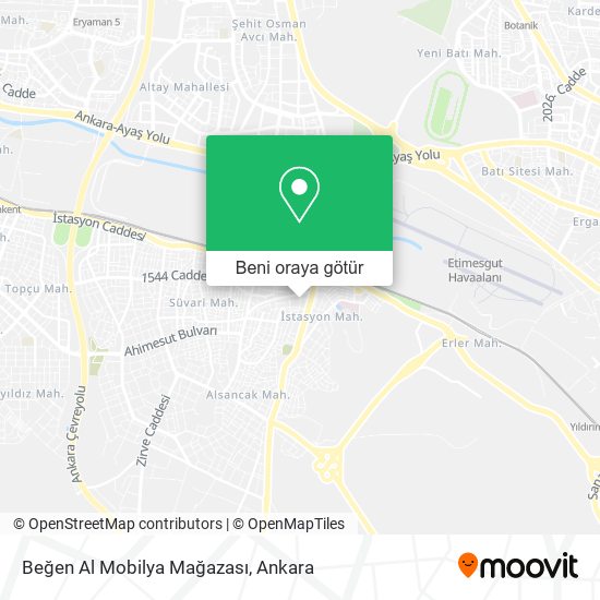Beğen Al Mobilya Mağazası harita