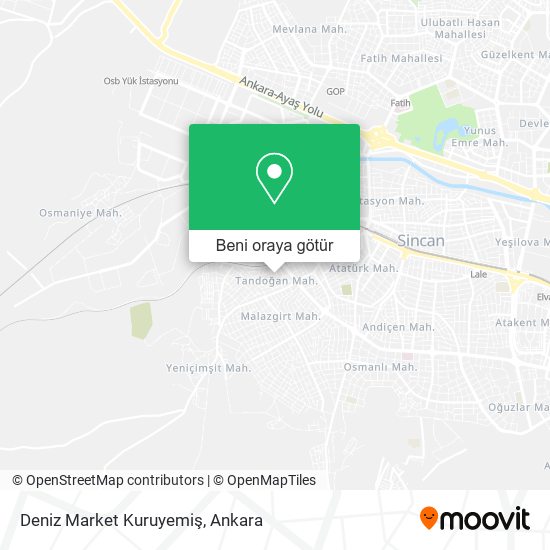 Deniz Market Kuruyemiş harita