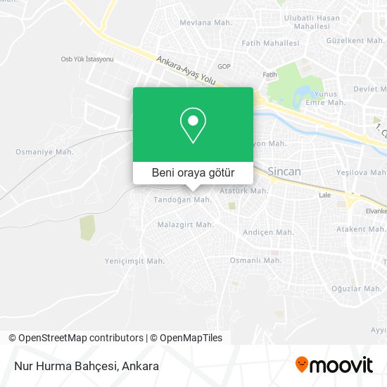 Nur Hurma Bahçesi harita