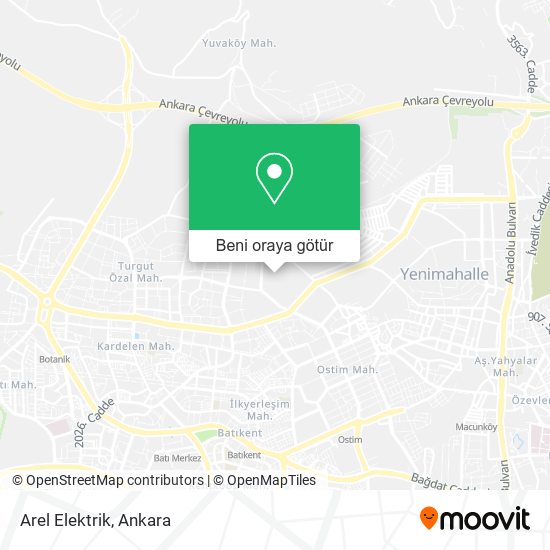 Arel Elektrik harita