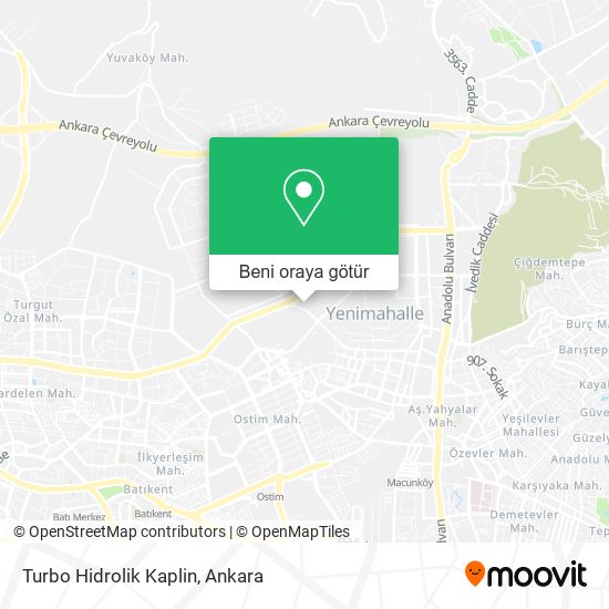 Turbo Hidrolik Kaplin harita