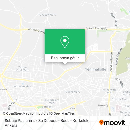 Subaşı Paslanmaz Su Deposu - Baca - Korkuluk harita
