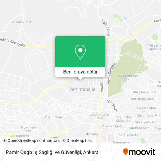 Pamir Osgb İş Sağlığı ve Güvenliği harita