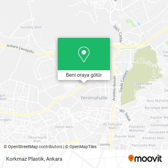 Korkmaz Plastik harita
