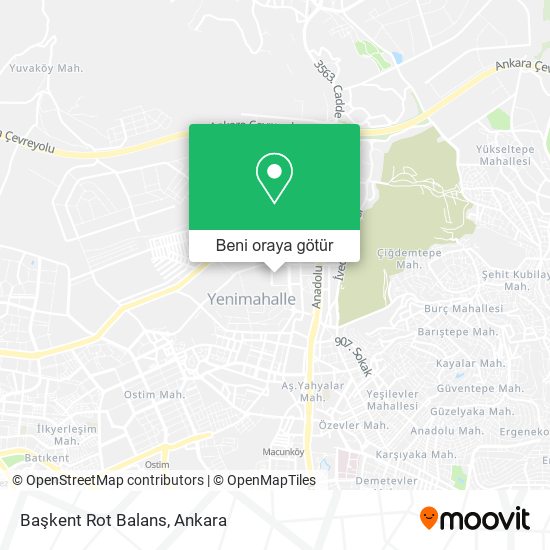 Başkent Rot Balans harita