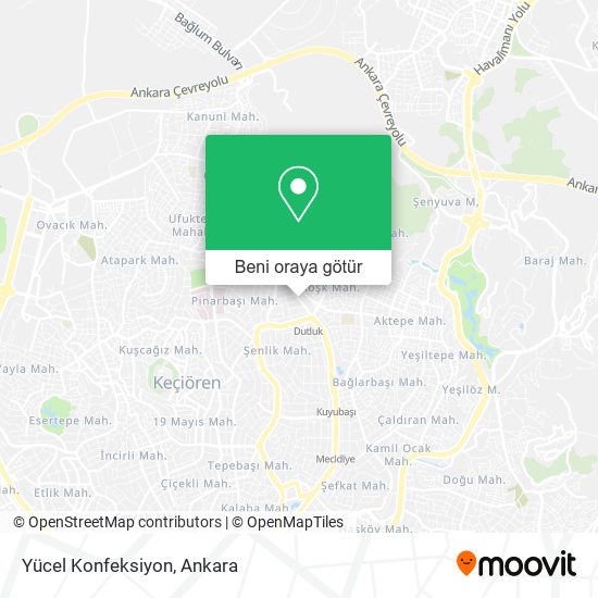 Yücel Konfeksiyon harita