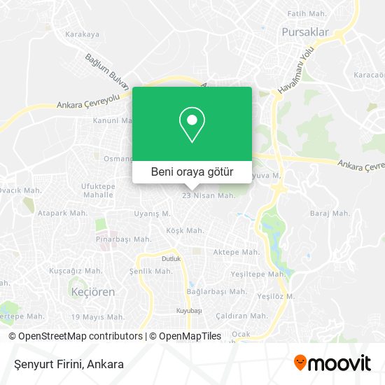 Şenyurt Firini harita