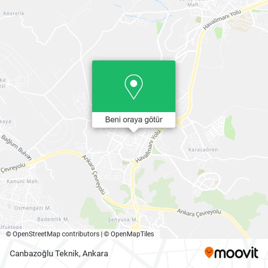 Canbazoğlu Teknik harita