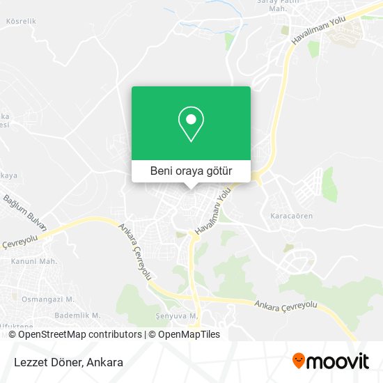 Lezzet Döner harita
