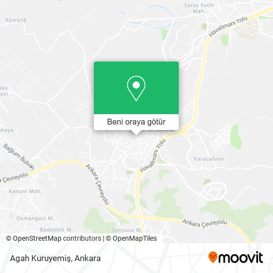 Agah Kuruyemiş harita