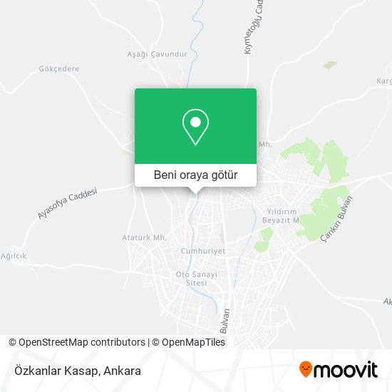 Özkanlar Kasap harita