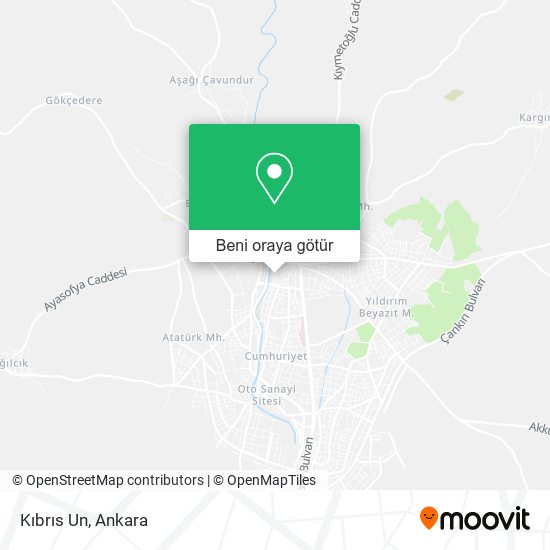 Kıbrıs Un harita