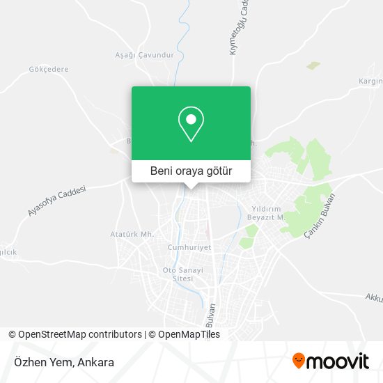 Özhen Yem harita