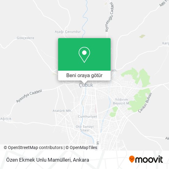 Özen Ekmek Unlu Mamülleri harita