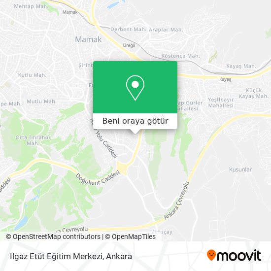 Ilgaz Etüt Eğitim Merkezi harita