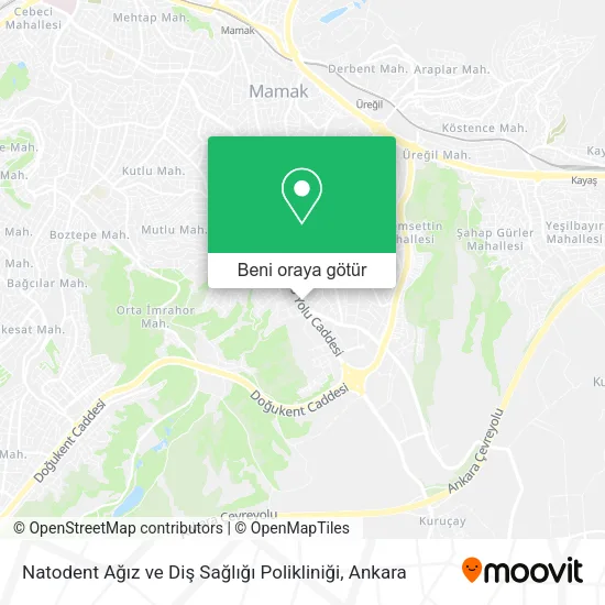 Natodent Ağız ve Diş Sağlığı Polikliniği harita