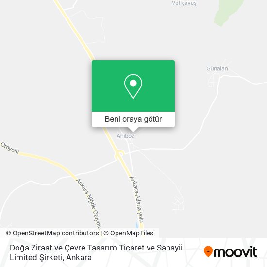 Doğa Ziraat ve Çevre Tasarım Ticaret ve Sanayii Limited Şirketi harita