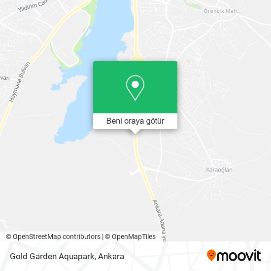 Gold Garden Aquapark harita