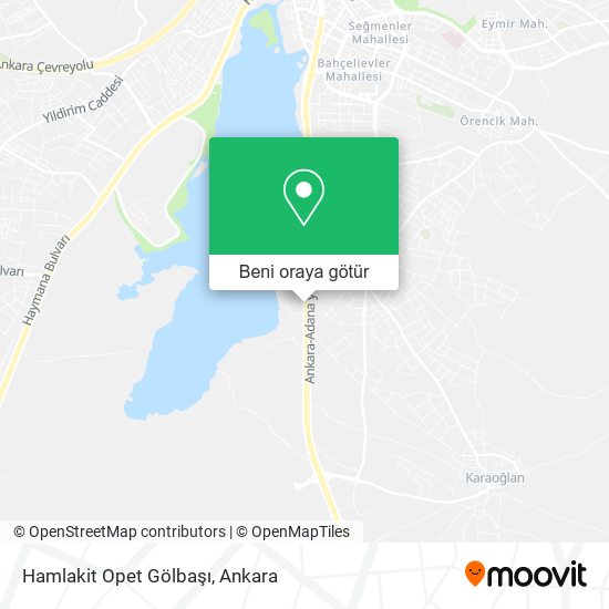 Hamlakit Opet Gölbaşı harita