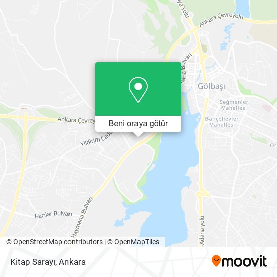 Kitap Sarayı harita