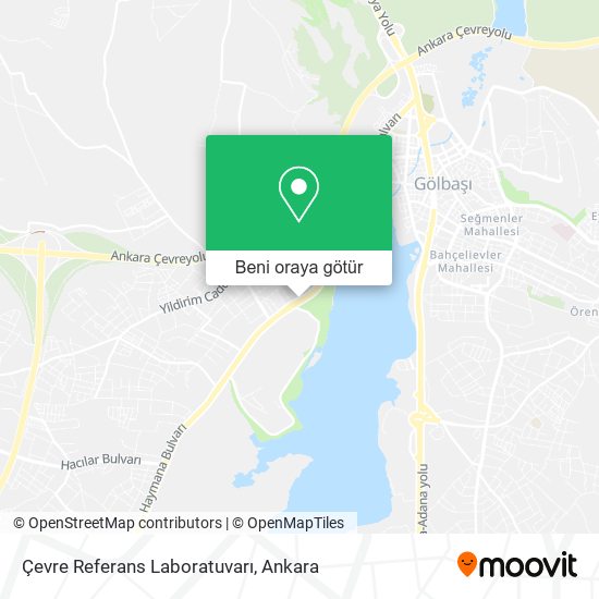 Çevre Referans Laboratuvarı harita
