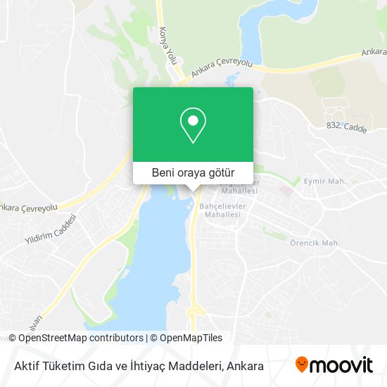 Aktif Tüketim Gıda ve İhtiyaç Maddeleri harita