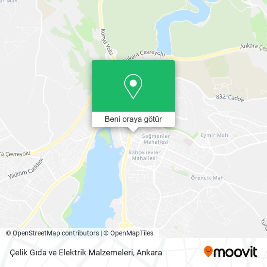 Çelik Gıda ve Elektrik Malzemeleri harita
