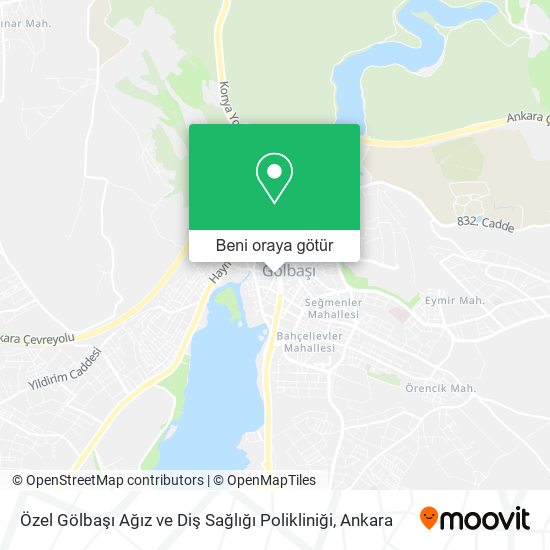 Özel Gölbaşı Ağız ve Diş Sağlığı Polikliniği harita