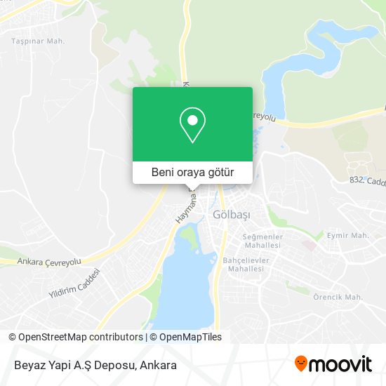 Beyaz Yapi A.Ş Deposu harita