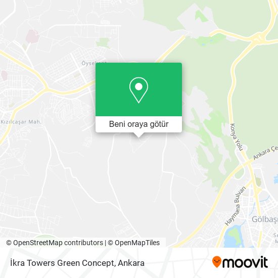 İkra Towers Green Concept harita