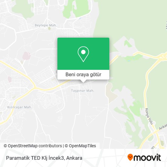 Paramatik TED Klj İncek3 harita