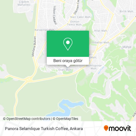 Panora Selamlique Turkish Coffee harita