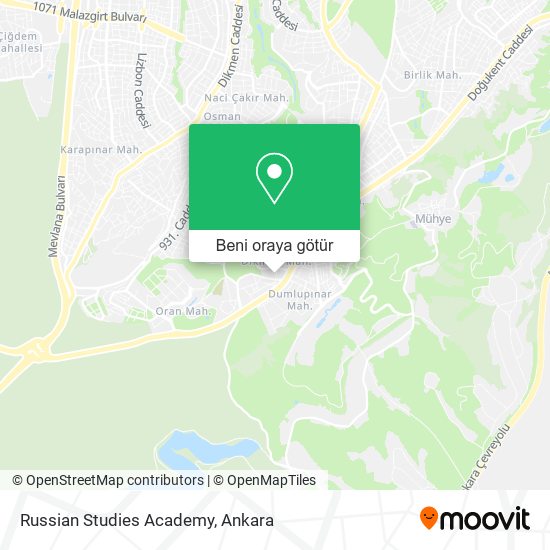Russian Studies Academy harita