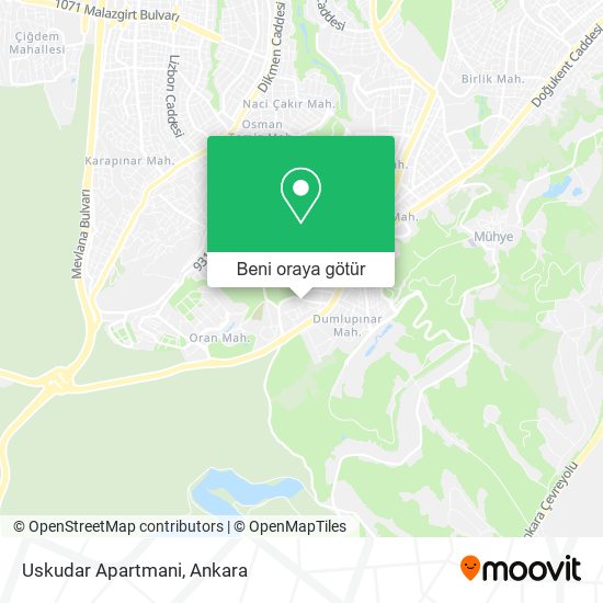 Uskudar Apartmani harita