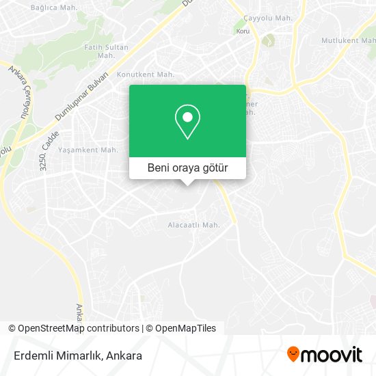 Erdemli Mimarlık harita