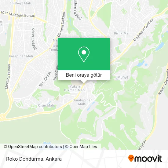 Roko Dondurma harita