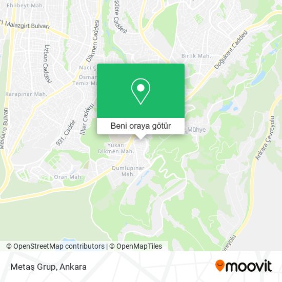 Metaş Grup harita