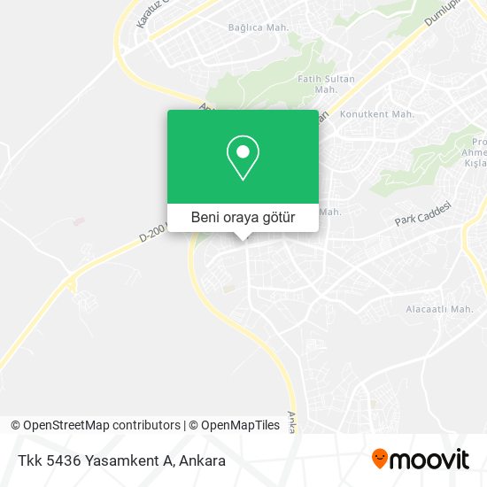 Tkk 5436 Yasamkent A harita
