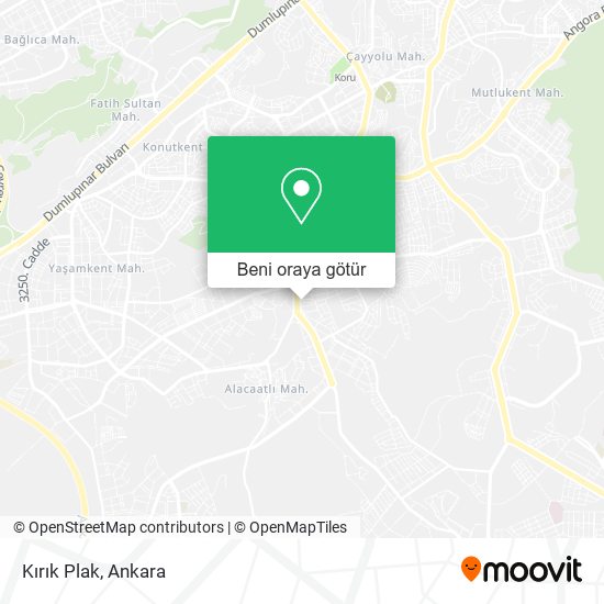 Kırık Plak harita