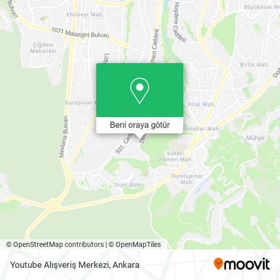 Youtube Alışveriş Merkezi harita