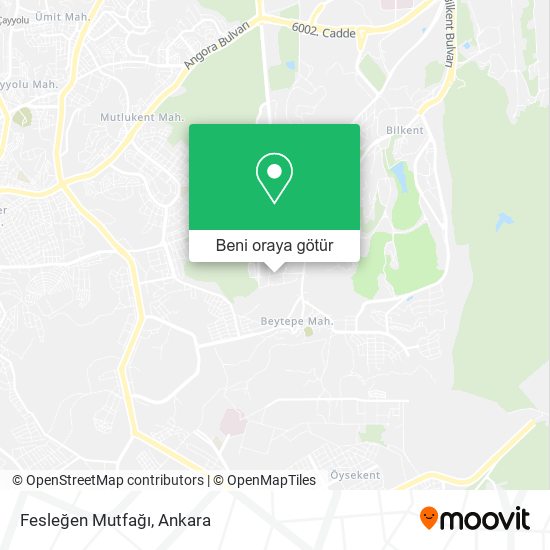 Fesleğen Mutfağı harita