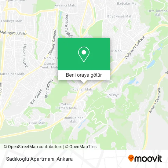 Sadikoglu Apartmani harita