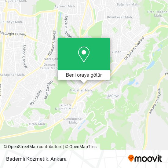 Bademli Kozmetik harita