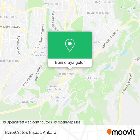 Bzn&Cratos Inşaat harita