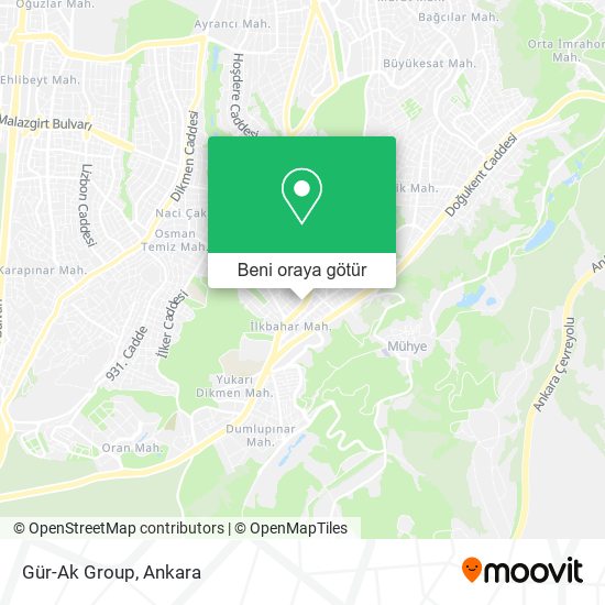 Gür-Ak Group harita