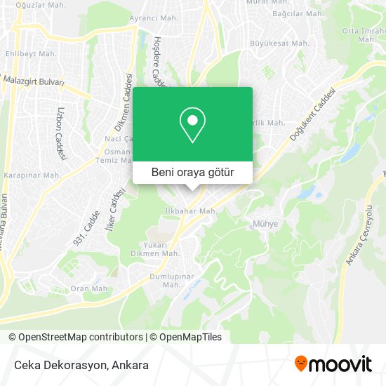 Ceka Dekorasyon harita