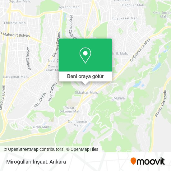 Miroğulları İnşaat harita