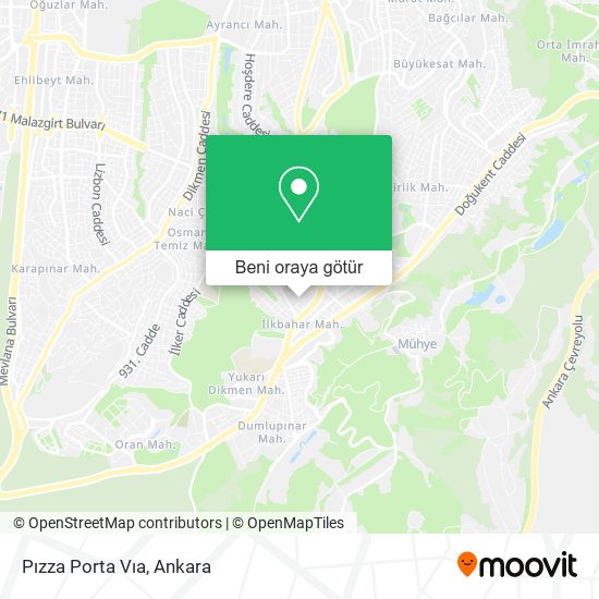 Pızza Porta Vıa harita